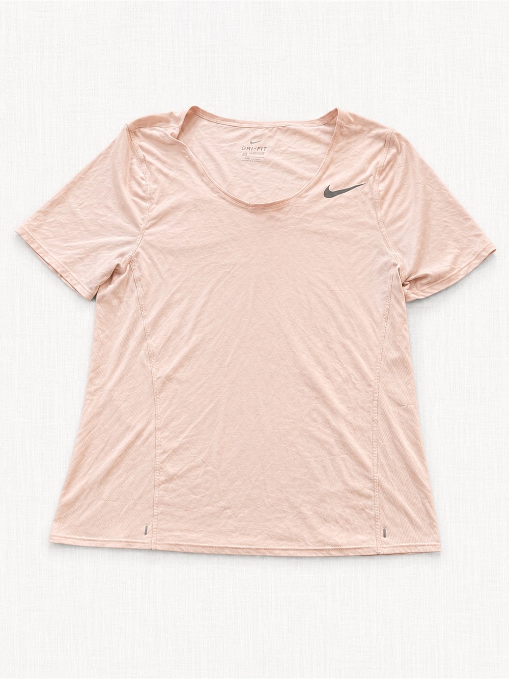 Nike Women’s Light Pink Dri-FIT Short Sleeve Top